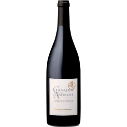 Photographie d'une bouteille de vin rouge Cellier Chartreux Chevalier Anthelme 2022 Cdr Rge 75cl Crd