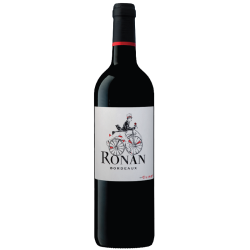 Photographie d'une bouteille de vin rouge Cht Ronan By Clinet 2018 Bdx Aoc Rge 75 Cl Crd