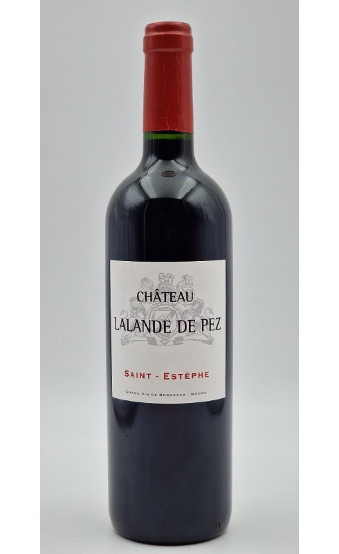 Photographie d'une bouteille de vin rouge Cht Lalande De Pez 2020 St-Estephe Rge 75cl Crd