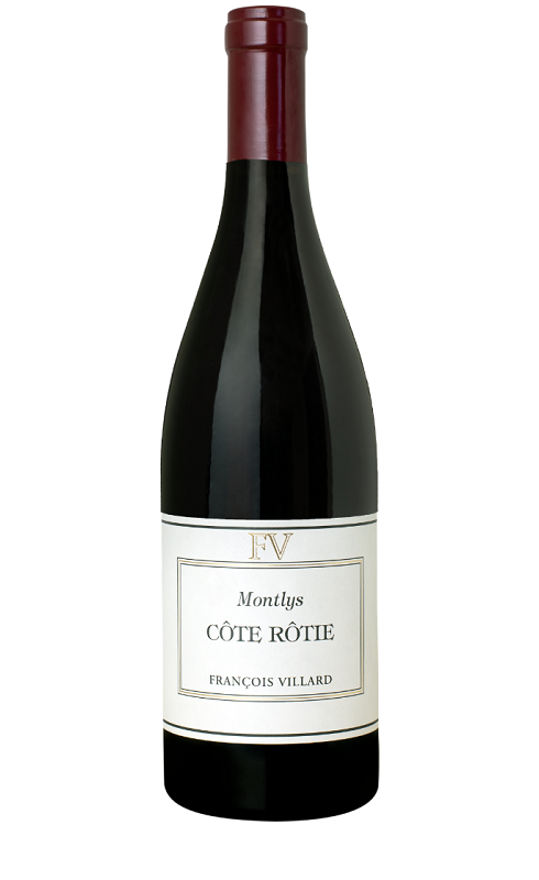 Photographie d'une bouteille de vin rouge Villard Montlys 2022 Cote-Rotie Rge 75cl Crd