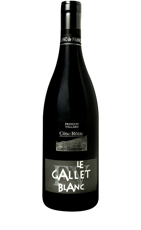Photographie d'une bouteille de vin rouge Villard Gallet Blanc 2022 Cote-Rotie Rge 75cl Crd