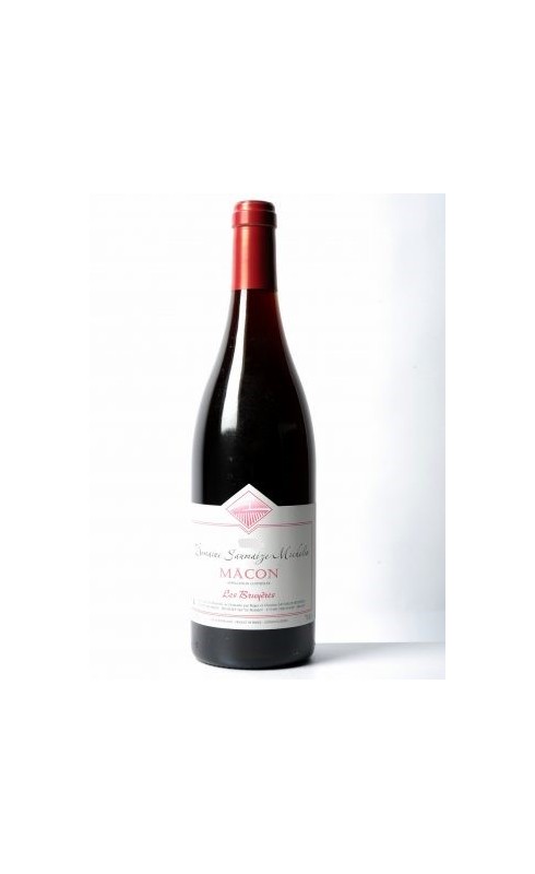 Photographie d'une bouteille de vin rouge Saumaize-Michelin Les Bruyeres 2022 Macon Rge 75cl Crd