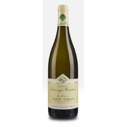 Photographie d'une bouteille de vin blanc Saumaize-Michelin Les Creches 2022 St-Veran Blc 75cl Crd