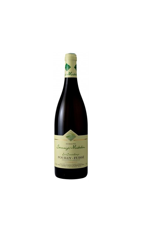 Photographie d'une bouteille de vin blanc Saumaize-Michelin Courtelongs 2022 Pouilly Blc 75cl Crd