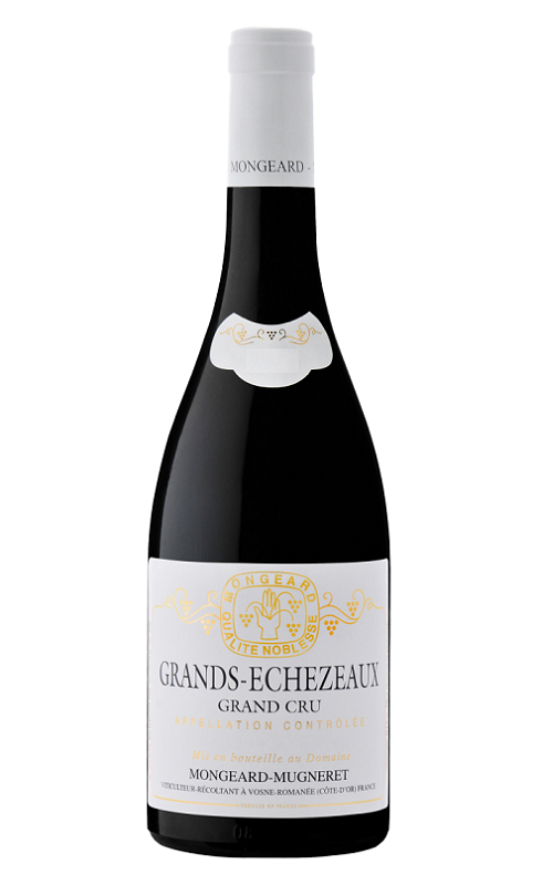 Photographie d'une bouteille de vin rouge Mongeard Grands-Echezeaux 2021 Rge 75cl Crd