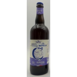 Photographie d'une bouteille de bière Abbaye De Clairmarais Blonde Au Genievre De Houlle 75cl Crd
