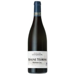Photographie d'une bouteille de vin rouge Chanson Beaune Teurons 2019 1er Cru Beaune Rge 75cl Crd