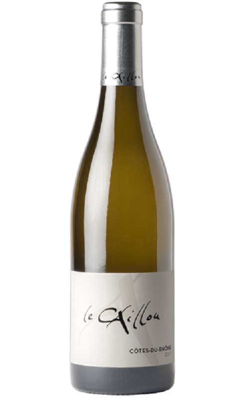 Photographie d'une bouteille de vin blanc Clos Du Caillou Le Caillou 2023 Cdr Blc 75cl Bio Crd