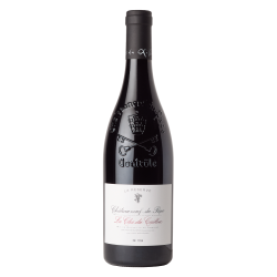 Photographie d'une bouteille de vin rouge Clos Du Caillou La Reserve 2022 Chtneuf Rge Bio 1 5 L Crd