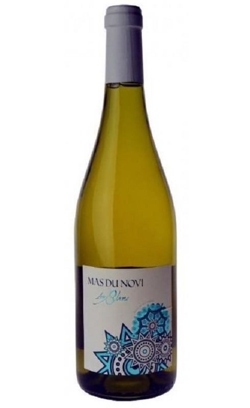 Photographie d'une bouteille de vin blanc Mas Du Novi Lou Blanc 2022 Lgdoc Blc Bio 75cl Crd