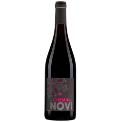 Photographie d'une bouteille de vin rouge Mas Du Novi Le Chemin De Novi 2018 Lgdoc Rge Bio 75cl Crd