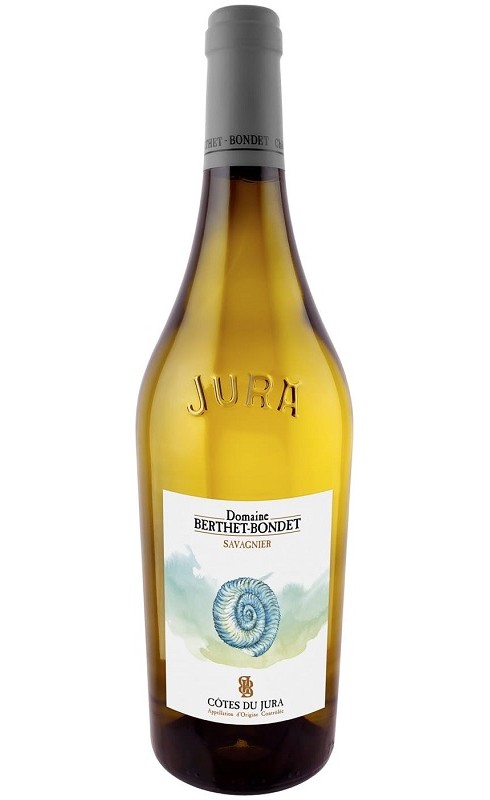 Photographie d'une bouteille de vin blanc Berthet-Bondet Savagnier 2021 Cdjura Blc Bio 75cl Crd