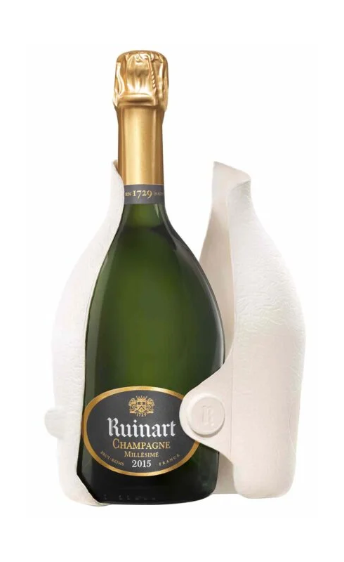 Photographie d'une bouteille de Ruinart R De Ruinart Brut Seconde Peau 2015 Blc 75cl Crd