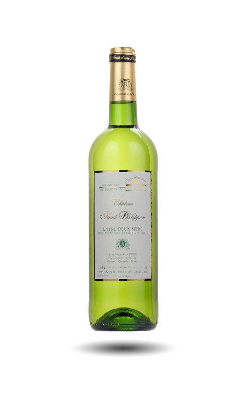 Photographie d'une bouteille de vin blanc Roux Haut Philippon 2022 Entre-Deux-Mer Blc 75 Cl Crd