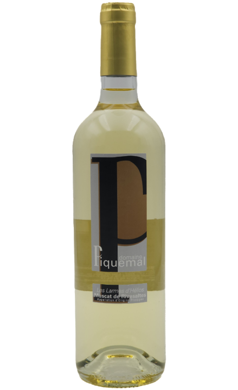 Photographie d'une bouteille de vin blanc Piquemal Muscat Mdc Recoltant Larmes D H 2022 Blc 75cl Crd