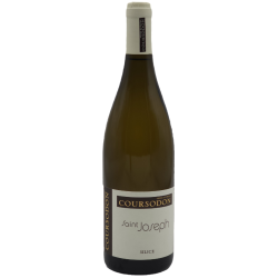 Photographie d'une bouteille de vin blanc Coursodon Silice 2023 St-Joseph Blc 75cl Crd