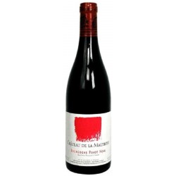 Photographie d'une bouteille de vin rouge Maltroye Bourgogne Pinot Noir 2022 Rge 75cl Crd