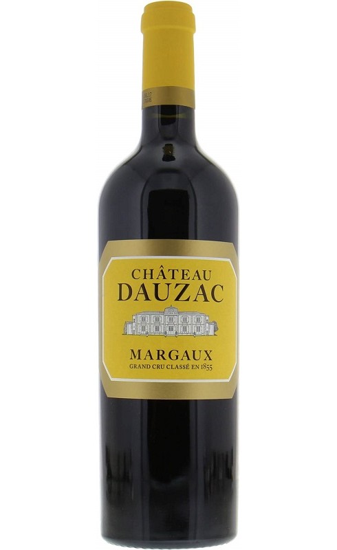 Photographie d'une bouteille de vin rouge Cht Dauzac 2021 Margaux Rge 75cl Crd