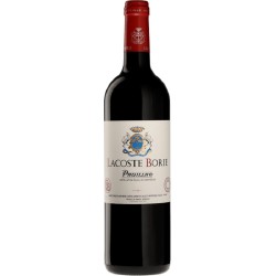 Photographie d'une bouteille de vin rouge Lacoste Borie 2021 Pauillac Rge 75cl Crd