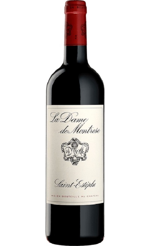 Photographie d'une bouteille de vin rouge La Dame De Montrose 2021 St-Estephe Rge 75cl Crd