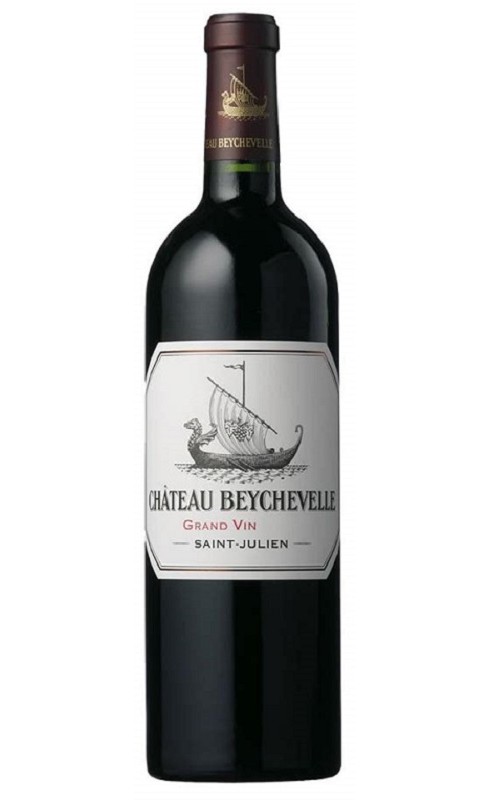 Photographie d'une bouteille de vin rouge Cht Beychevelle 2021 St-Julien Rge 75cl Crd