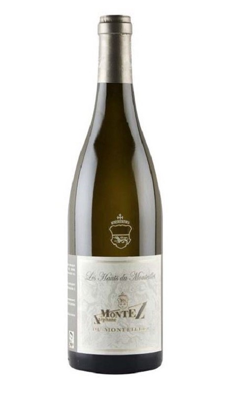Photographie d'une bouteille de vin blanc Montez Hauts De Monteillet 2022 Igp Col Rho Blc 75cl Crd