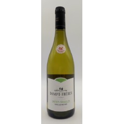 Photographie d'une bouteille de vin blanc Dampt Petit Chablis Vieilles Vignes 2022 Blc 75cl Crd
