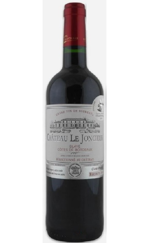 Photographie d'une bouteille de vin rouge Cht Joncieux 2019 Blaye Cdbdx Rge 75cl Crd