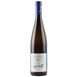 Photographie d'une bouteille de vin blanc Montez Chanson 2021 Condrieu Blc 75cl Crd