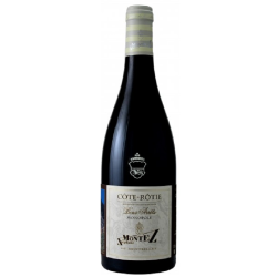 Photographie d'une bouteille de vin rouge Montez Bons Arrets Monopole 2021 Cote-Rotie Rge 75cl Crd