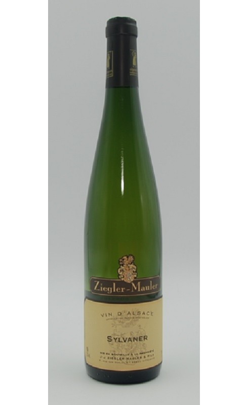 Photographie d'une bouteille de vin blanc Ziegler Sylvaner 2022 Blc 37 5 Cl Crd