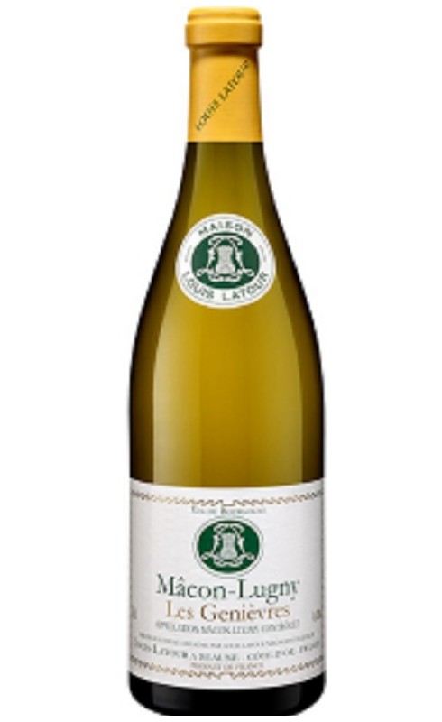 Photographie d'une bouteille de vin blanc Latour Les Genievres 2022 Macon-Lugny Blc 75cl Crd