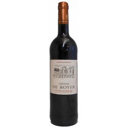 Photographie d'une bouteille de vin rouge Cht De Boyer 2018 Cb6 Cte De Bourg Rge 75cl Crd