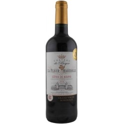 Photographie d'une bouteille de vin rouge Cht Boyer Fleur Mazerolle Cb 2018 Cte De Bourg Rge 75cl Crd
