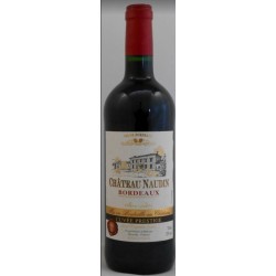 Photographie d'une bouteille de vin rouge Cht Naudin Cuvee Prestige 2018 Bdx Rge 75cl Crd