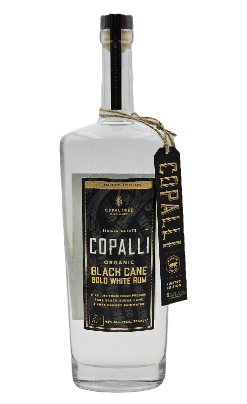 Photographie d'une bouteille de Copalli Black Cane Bio 70cl Crd