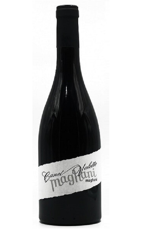 Photographie d'une bouteille de vin rouge Canet Valette Maghani 2020 St-Chinian Rge Bio 75cl Crd