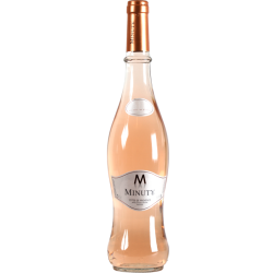 Photographie d'une bouteille de vin rosé Minuty M De Minuty 2022 Cdp Rose 75cl Crd