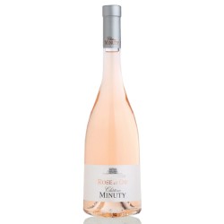 Photographie d'une bouteille de vin rosé Minuty Rose Et Or 2022 Cdp Rose 75cl Crd
