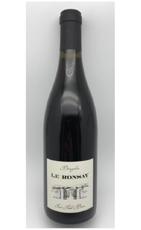 Photographie d'une bouteille de vin rouge Brun Le Ronsay 2021 Bjls Rge 75cl Crd