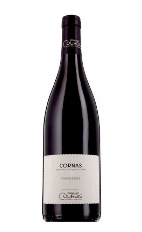 Photographie d'une bouteille de vin rouge Courbis Champelrose 2021 Cornas Rge 1 5 L Crd