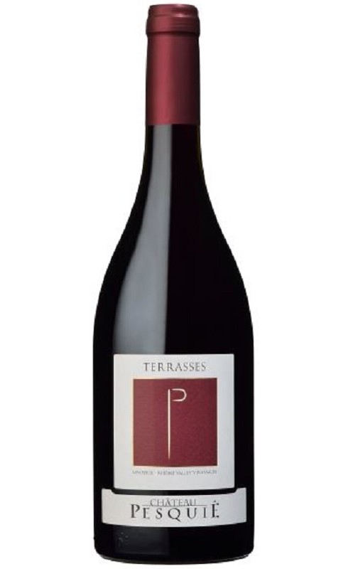 Photographie d'une bouteille de vin rouge Pesquie Les Terrasses 2021 Ventoux Rge Bio 1 5 L Crd