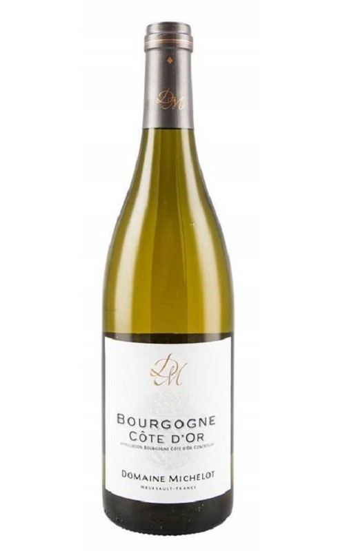 Photographie d'une bouteille de vin blanc Michelot Bourgogne Cote D Or 2020 Bgne Blc 75cl Crd
