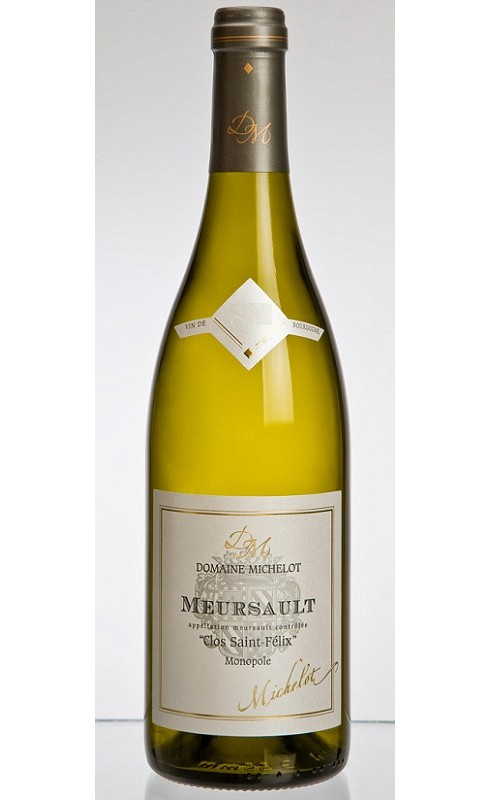 Photographie d'une bouteille de vin blanc Michelot Clos St Felix 2020 Meursault Blc 75cl Crd