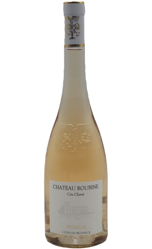 Photographie d'une bouteille de vin rosé Cht Roubine Premium 2023 Cdp Rose 75cl Crd