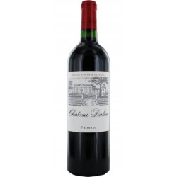 Photographie d'une bouteille de vin rouge Cht Dalem 2021 Fronsac Rge 75cl Crd