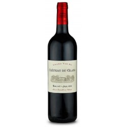 Photographie d'une bouteille de vin rouge Cht Du Glana Cb12 2021 St-Julien Rge 75cl Crd