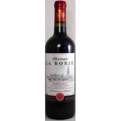 Photographie d'une bouteille de vin rouge Cht La Borie 2021 Bdx Aoc Rge 75cl Crd