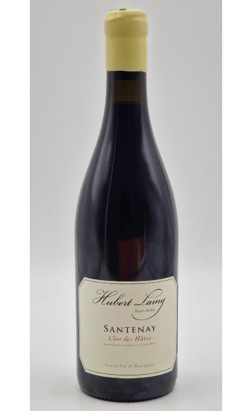 Photographie d'une bouteille de vin rouge Lamy Clos Des Hates 2020 Santenay Rge 75cl Crd