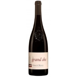 Photographie d'une bouteille de vin rouge Villeneuve Grand Clos Saum Champ 2019 Rge Bio 75cl Crd